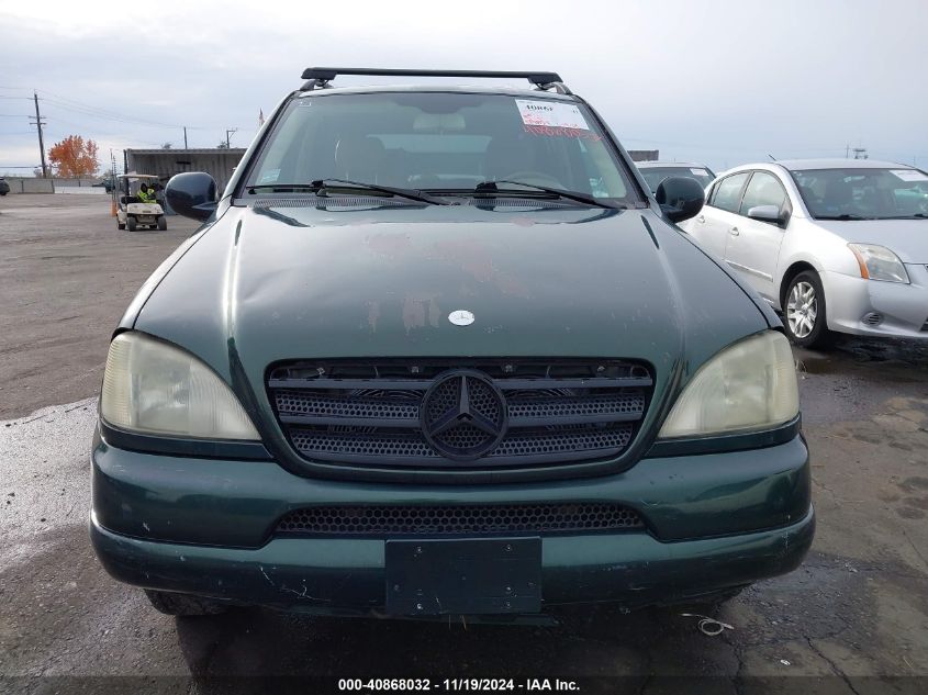 2000 Mercedes-Benz Ml 320 VIN: 4JGAB54E9YA197205 Lot: 40868032