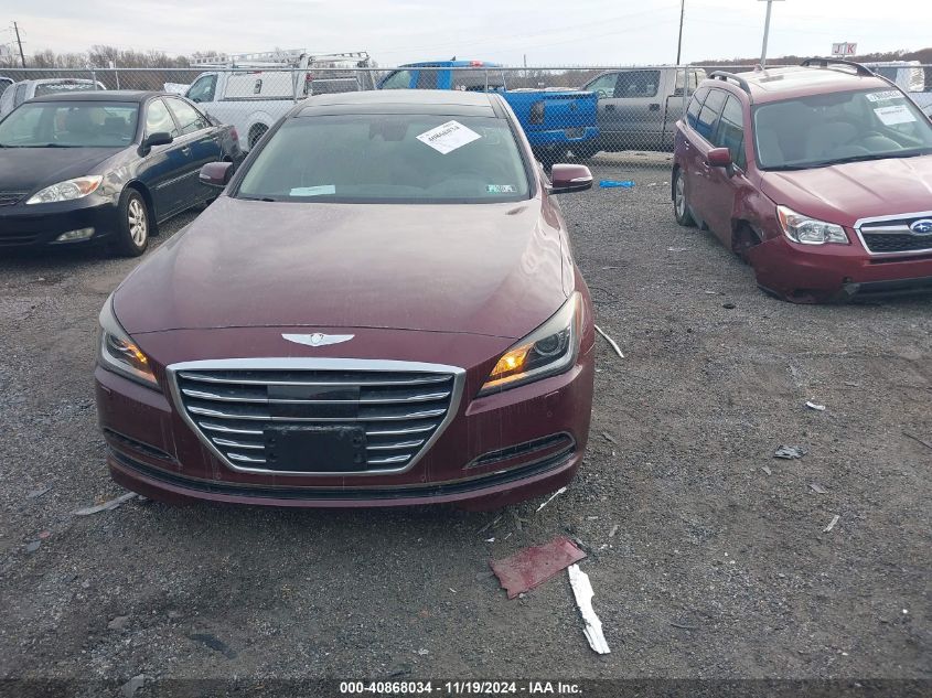 2015 Hyundai Genesis 3.8 VIN: KMHGN4JE9FU030466 Lot: 40868034