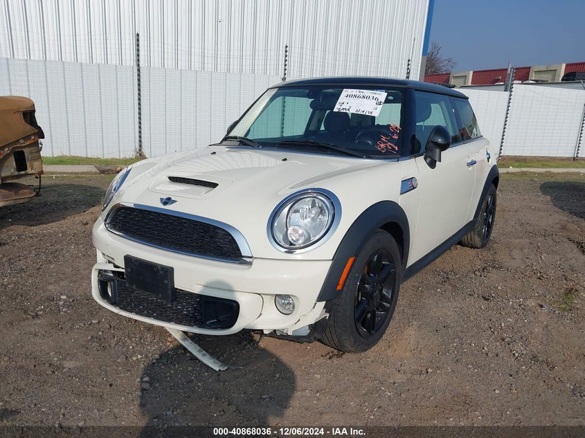 Vin: wmwsv3c54cty17636, lot: 41357677, mini cooper s 20122