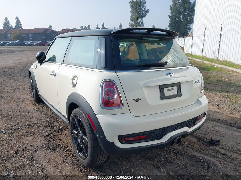 Vin: wmwsv3c54cty17636, lot: 41357677, mini cooper s 20123
