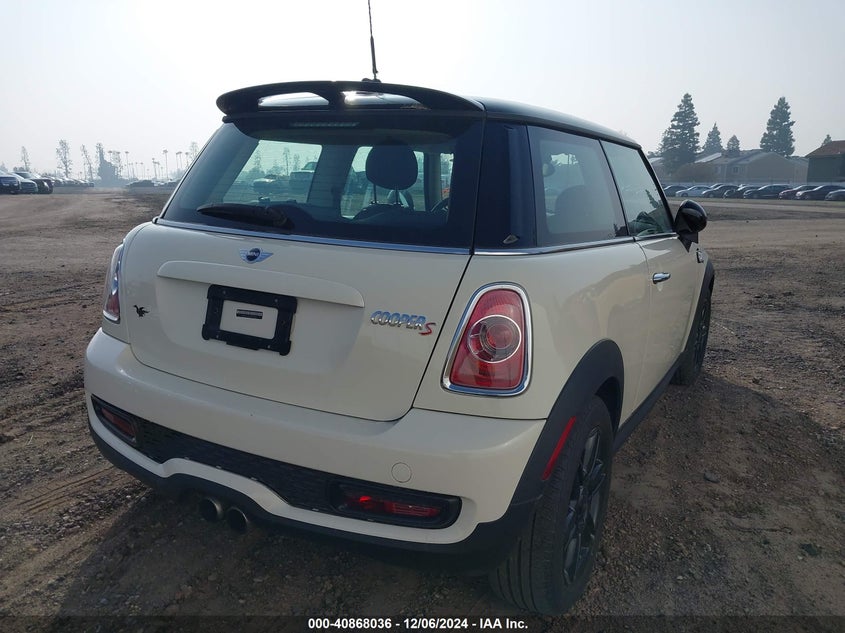 Vin: wmwsv3c54cty17636, lot: 41357677, mini cooper s 20124