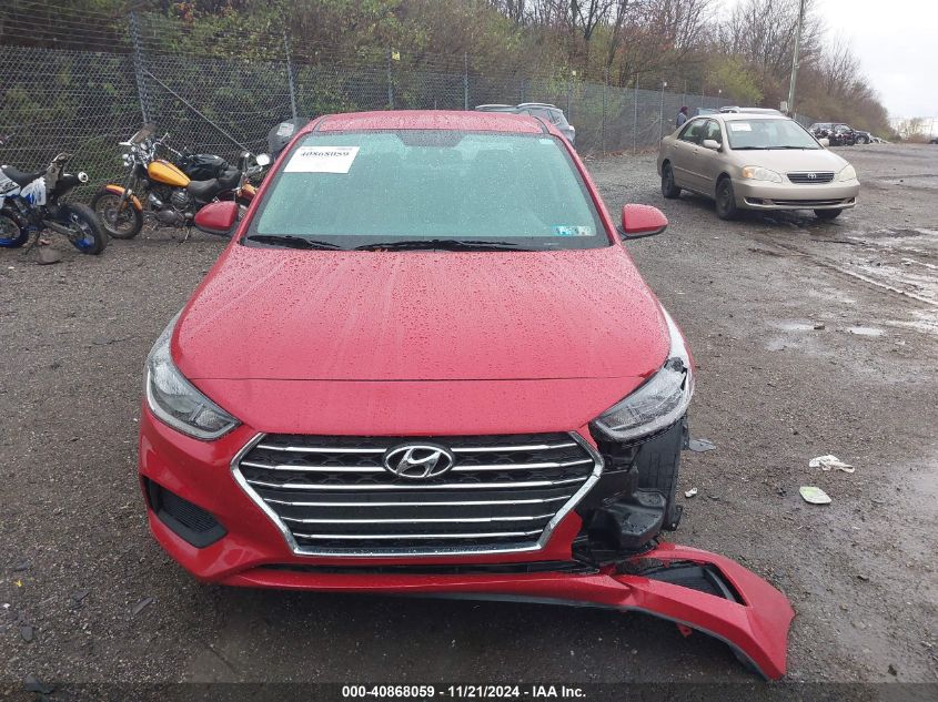 2022 Hyundai Accent Se VIN: 3KPC24A60NE170942 Lot: 40868059