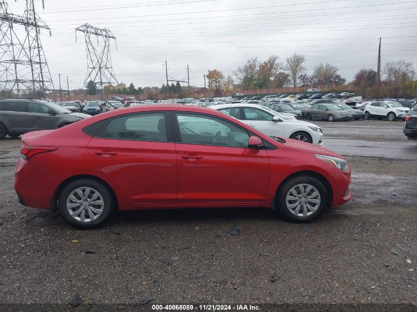 2022 Hyundai Accent Se VIN: 3KPC24A60NE170942 Lot: 40868059