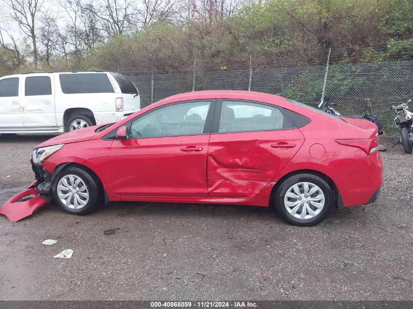 2022 Hyundai Accent Se VIN: 3KPC24A60NE170942 Lot: 40868059