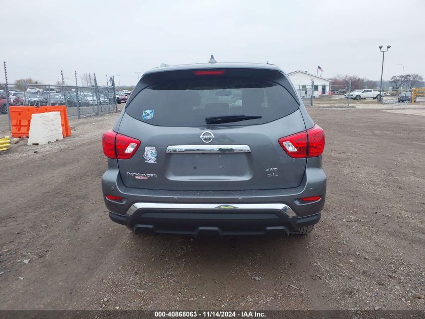 2019 Nissan Pathfinder Sl VIN: 5N1DR2MM1KC644474 Lot: 40868063