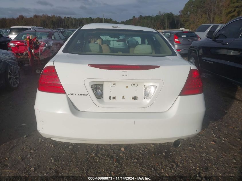 2007 Honda Accord 2.4 Lx VIN: 1HGCM56407A162385 Lot: 40868073