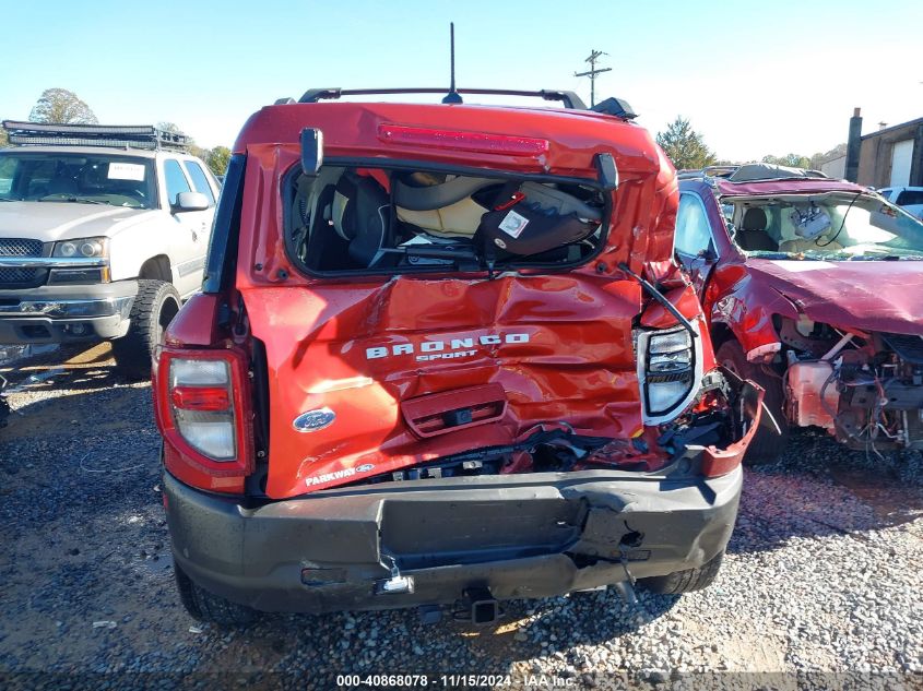 2023 Ford Bronco Sport Big Bend VIN: 3FMCR9B63PRE20107 Lot: 40868078