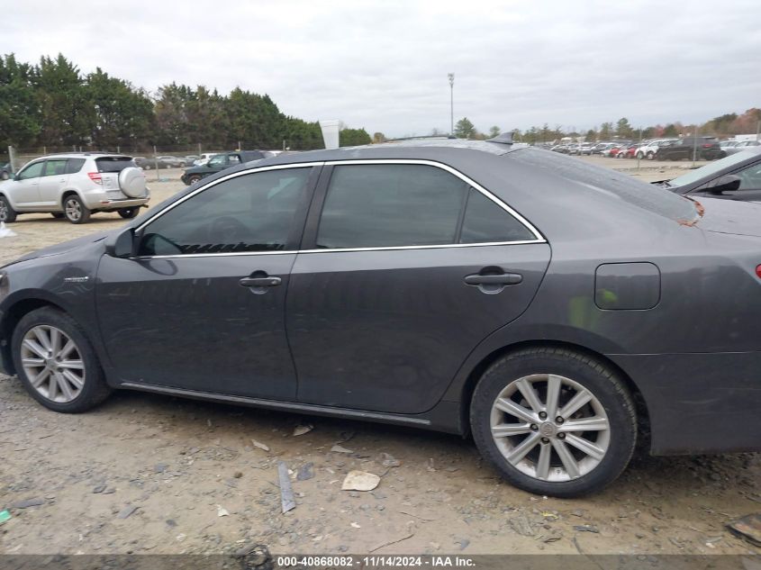 2012 Toyota Camry Hybrid Xle VIN: 4T1BD1FK8CU048592 Lot: 40868082