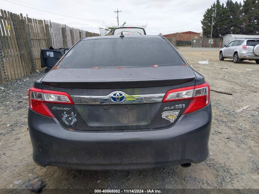 2012 Toyota Camry Hybrid Xle VIN: 4T1BD1FK8CU048592 Lot: 40868082