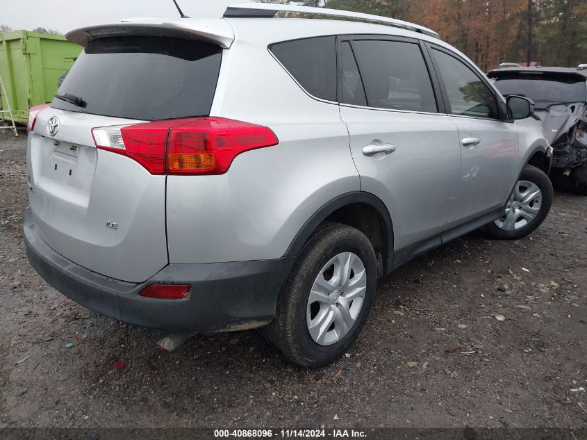 2015 Toyota Rav4 Le VIN: JTMZFREV1FJ046177 Lot: 40868096