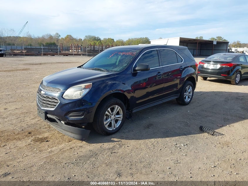 VIN 2GNALBEK7H1539403 2017 CHEVROLET EQUINOX LS