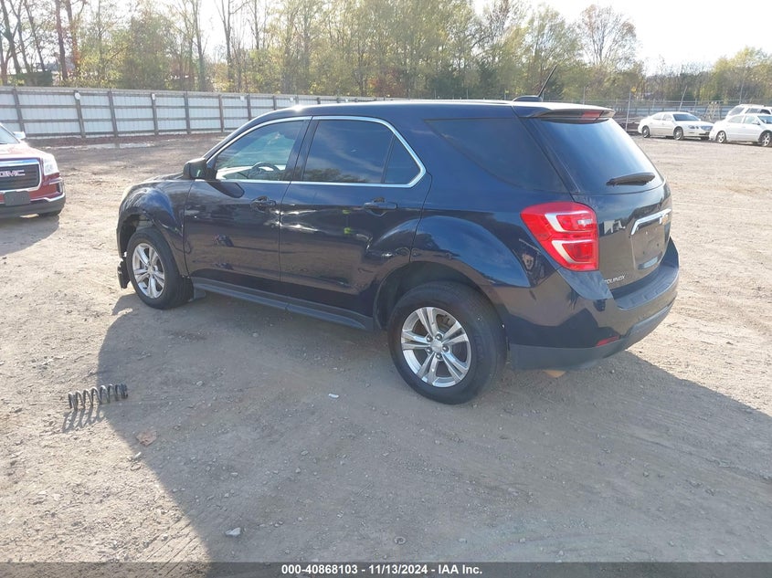 VIN 2GNALBEK7H1539403 2017 CHEVROLET EQUINOX LS
