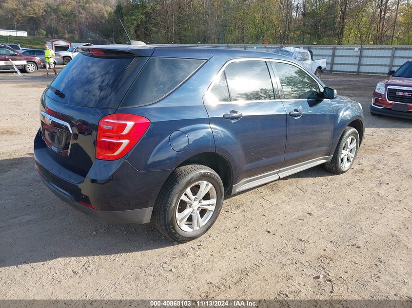 VIN 2GNALBEK7H1539403 2017 CHEVROLET EQUINOX LS