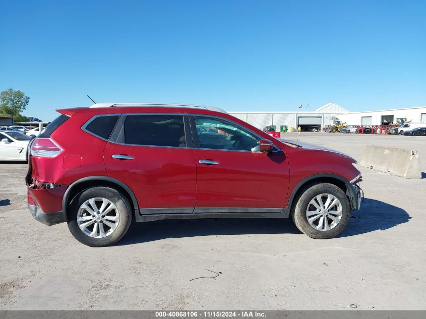 2015 Nissan Rogue Sv VIN: 5N1AT2ML6FC835857 Lot: 40868106