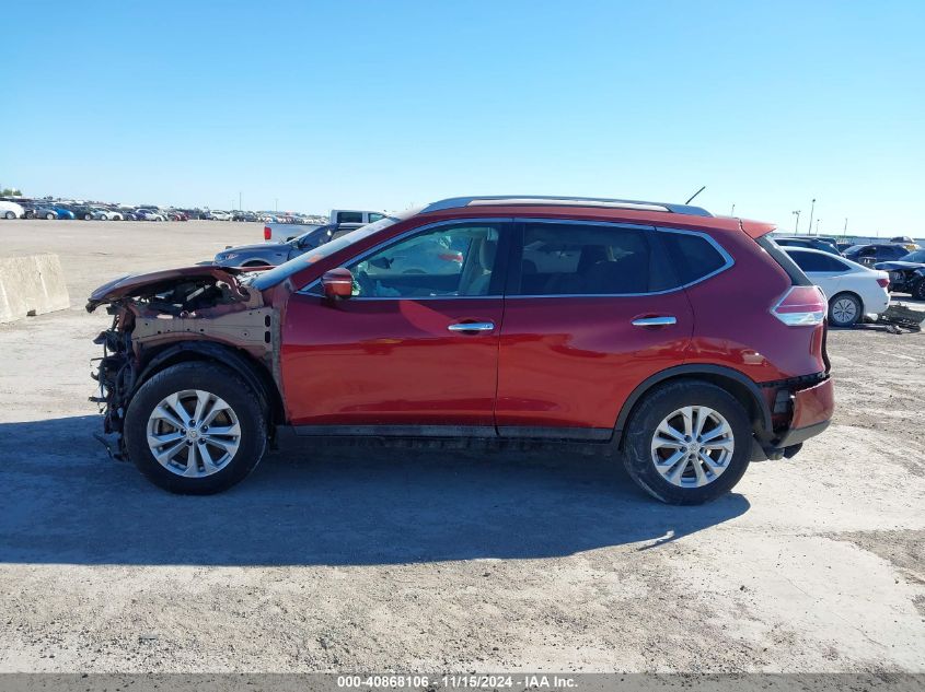 2015 Nissan Rogue Sv VIN: 5N1AT2ML6FC835857 Lot: 40868106