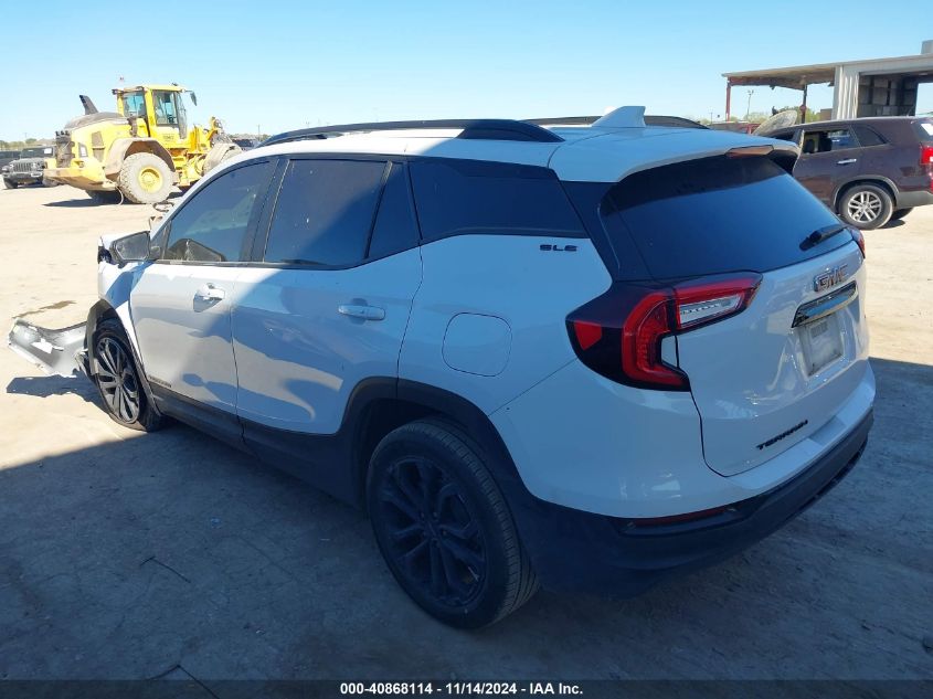 VIN 3GKALMEV5NL303779 2022 GMC Terrain, Fwd Sle no.3