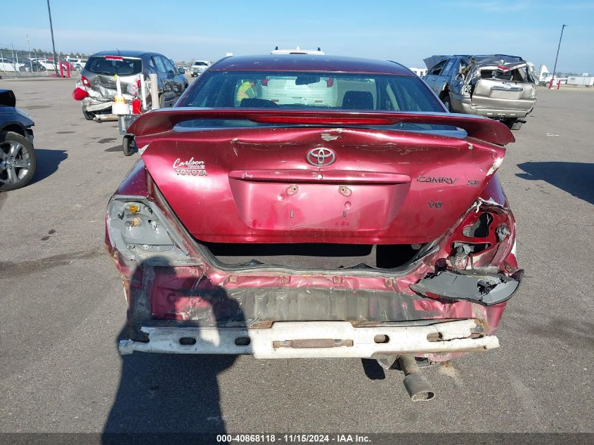 2005 Toyota Camry Se V6 VIN: 4T1BA30KX5U508707 Lot: 40868118