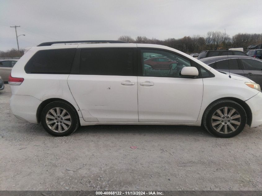 2011 Toyota Sienna Xle VIN: 5TDDK3DCXBS012514 Lot: 40868122