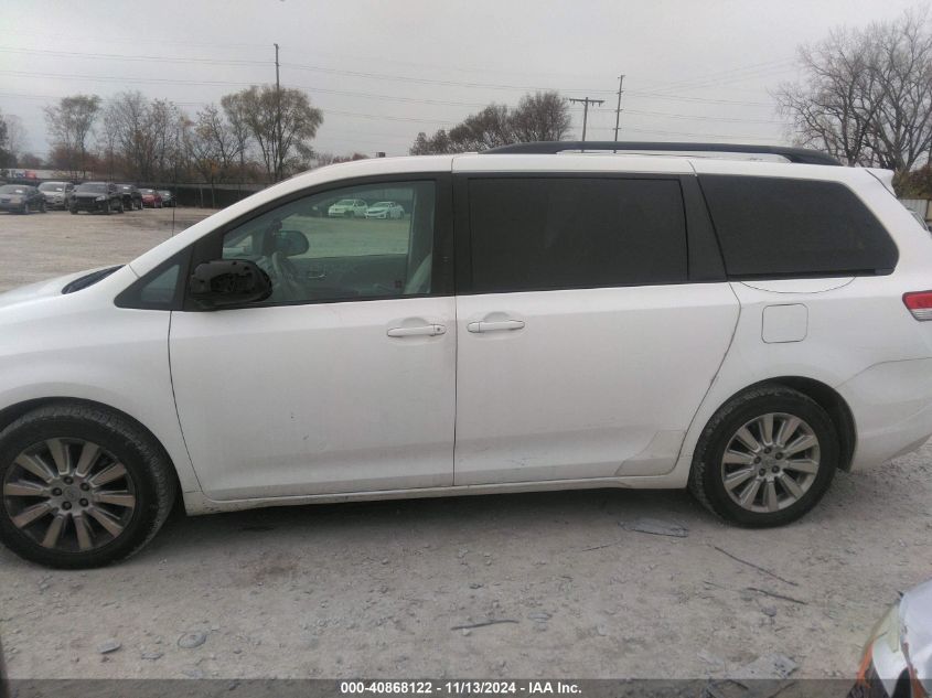 2011 Toyota Sienna Xle VIN: 5TDDK3DCXBS012514 Lot: 40868122