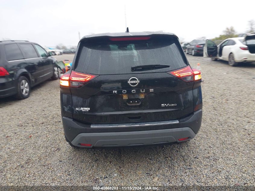 2023 Nissan Rogue Sv Intelligent Awd VIN: JN8BT3BB1PW492209 Lot: 40868203