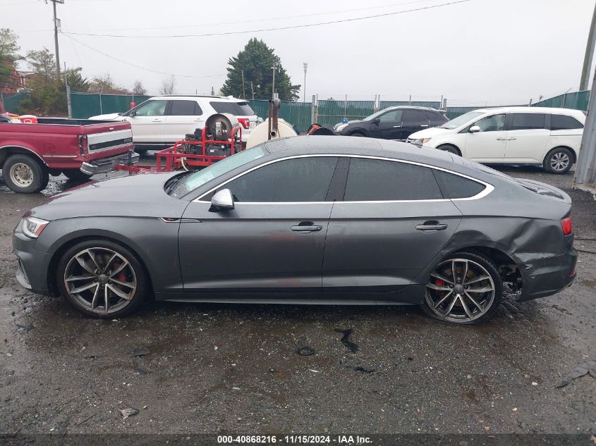 2018 Audi S5 3.0T Premium Plus VIN: WAUC4CF57JA041563 Lot: 40868216