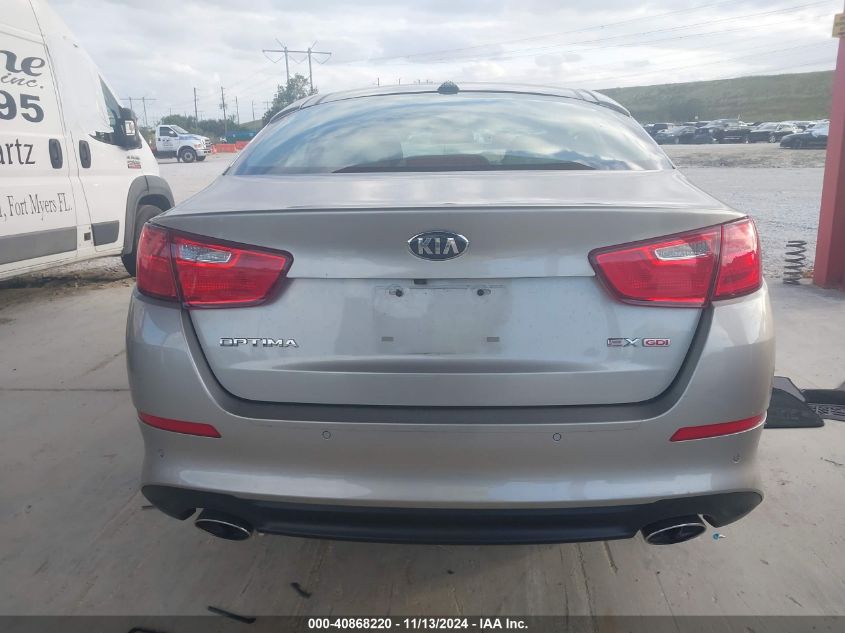 2014 Kia Optima Ex VIN: 5XXGN4A71EG318427 Lot: 40868220