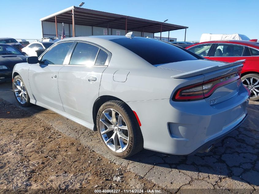 VIN 2C3CDXHG9MH535636 2021 DODGE CHARGER no.3