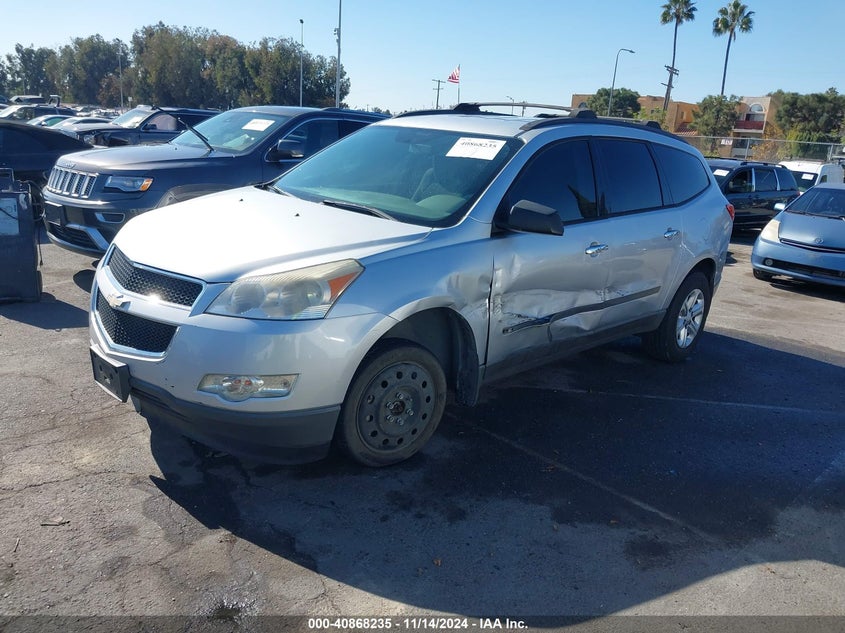 Vin: 1gnkreed3cj270675, lot: 41357876, chevrolet traverse ls 20122