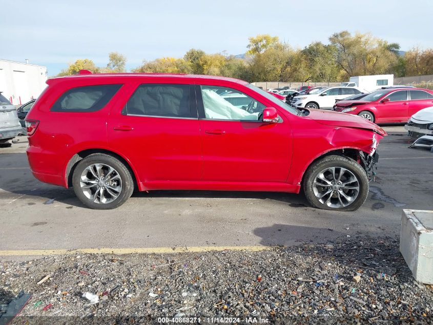 2019 Dodge Durango Gt Plus Awd VIN: 1C4RDJDG5KC722574 Lot: 40868271