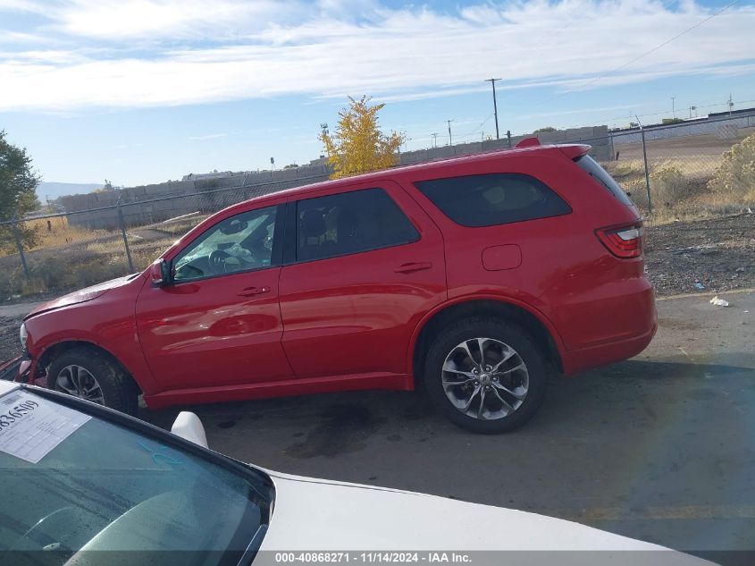 2019 Dodge Durango Gt Plus Awd VIN: 1C4RDJDG5KC722574 Lot: 40868271