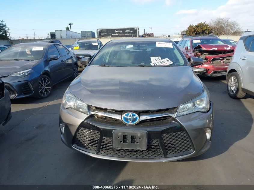 2017 Toyota Camry Hybrid Se VIN: 4T1BD1FK6HU205477 Lot: 40868275