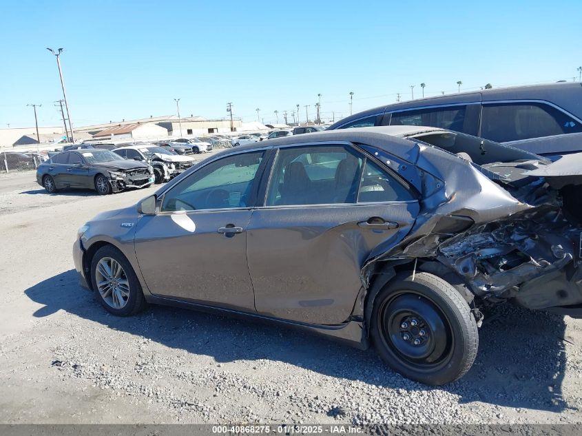 VIN 4T1BD1FK6HU205477 2017 Toyota Camry, Hybrid SE no.14