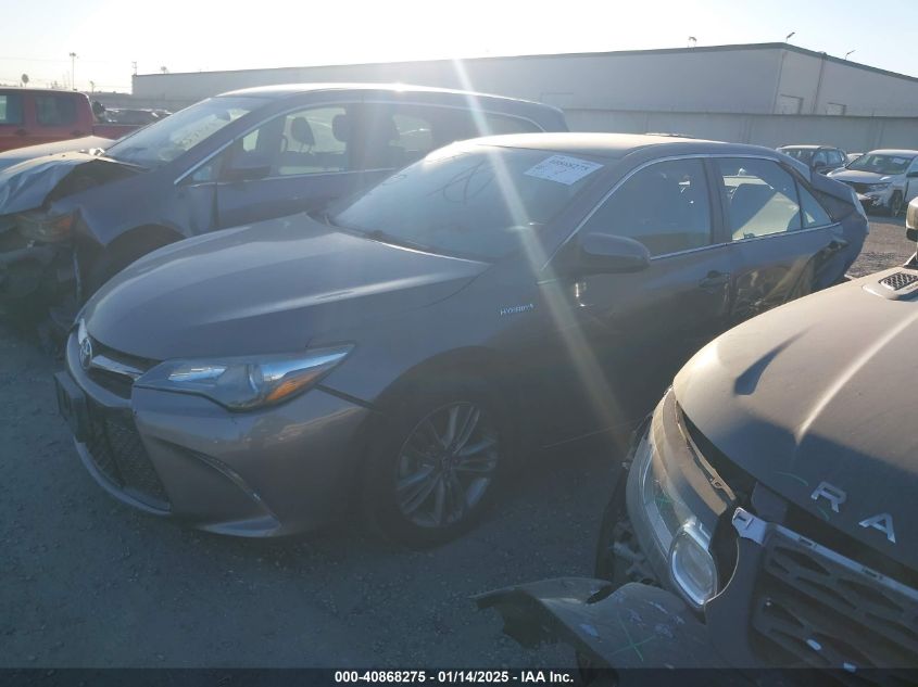 VIN 4T1BD1FK6HU205477 2017 Toyota Camry, Hybrid SE no.2