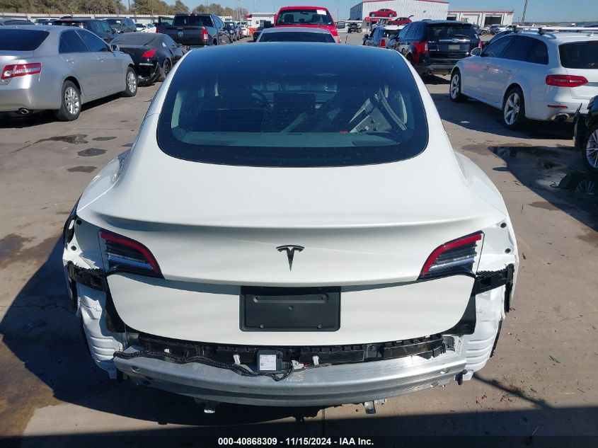 2021 Tesla Model 3 Standard Range Plus Rear-Wheel Drive VIN: 5YJ3E1EA1MF065808 Lot: 40868309