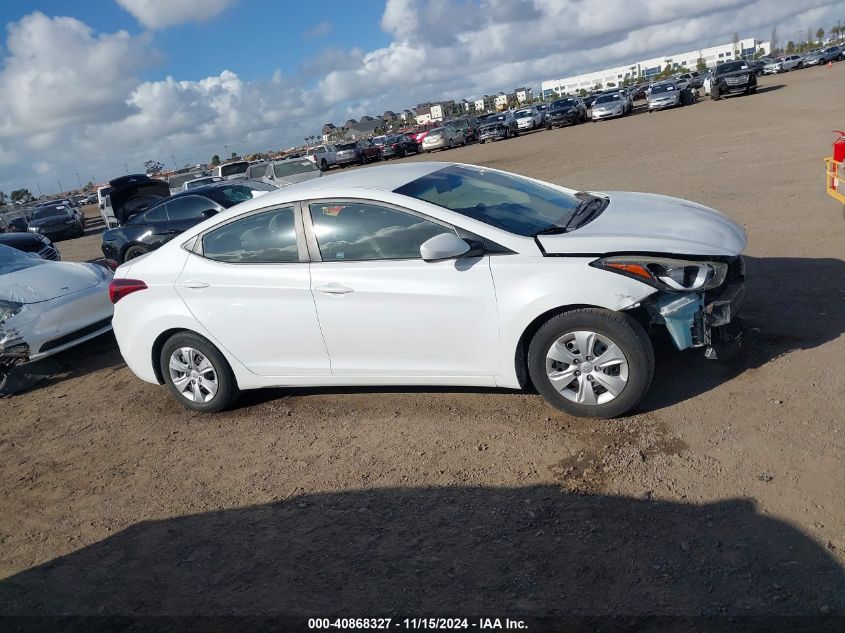 2016 Hyundai Elantra Se VIN: 5NPDH4AE5GH694595 Lot: 40868327