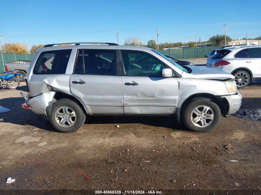 2004 Honda Pilot Ex-L VIN: 2HKYF18624H500444 Lot: 40868328