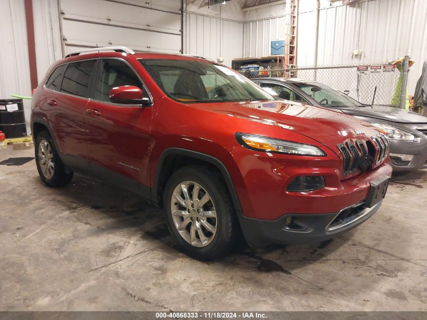 2015 Jeep Cherokee Limited VIN: 1C4PJMDSXFW729854 Lot: 40868333