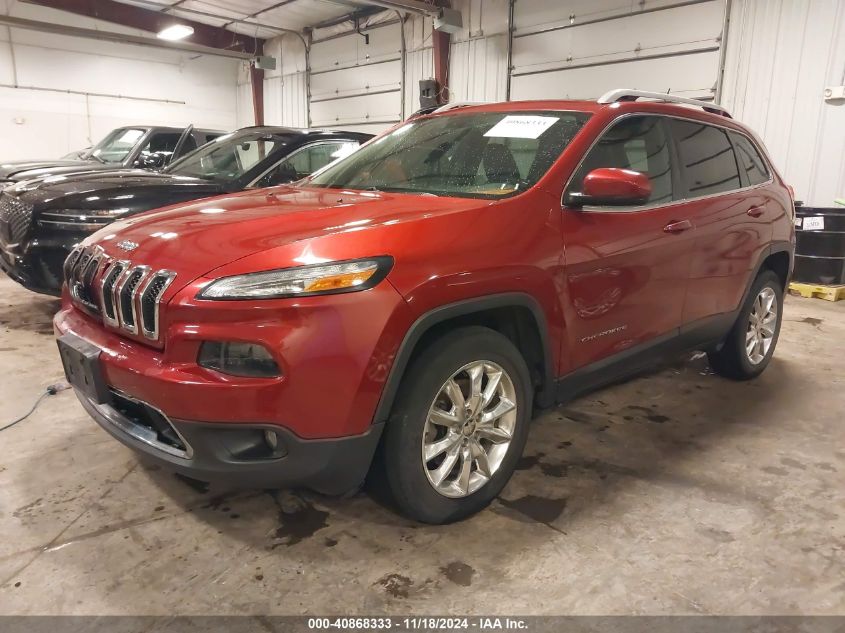 2015 Jeep Cherokee Limited VIN: 1C4PJMDSXFW729854 Lot: 40868333