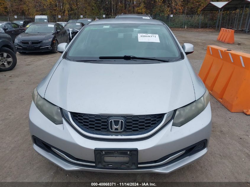 2013 Honda Civic Lx VIN: 2HGFB2F55DH595529 Lot: 40868371