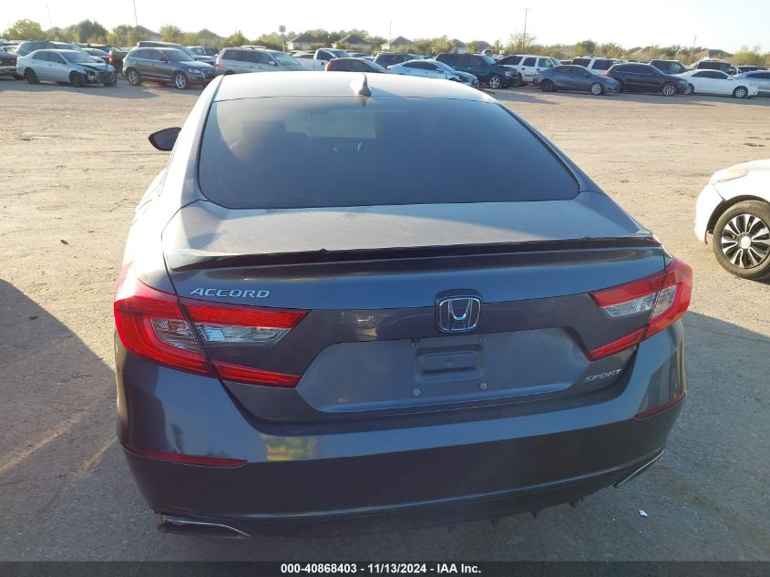 2018 Honda Accord Sport VIN: 1HGCV1F37JA087480 Lot: 40868403