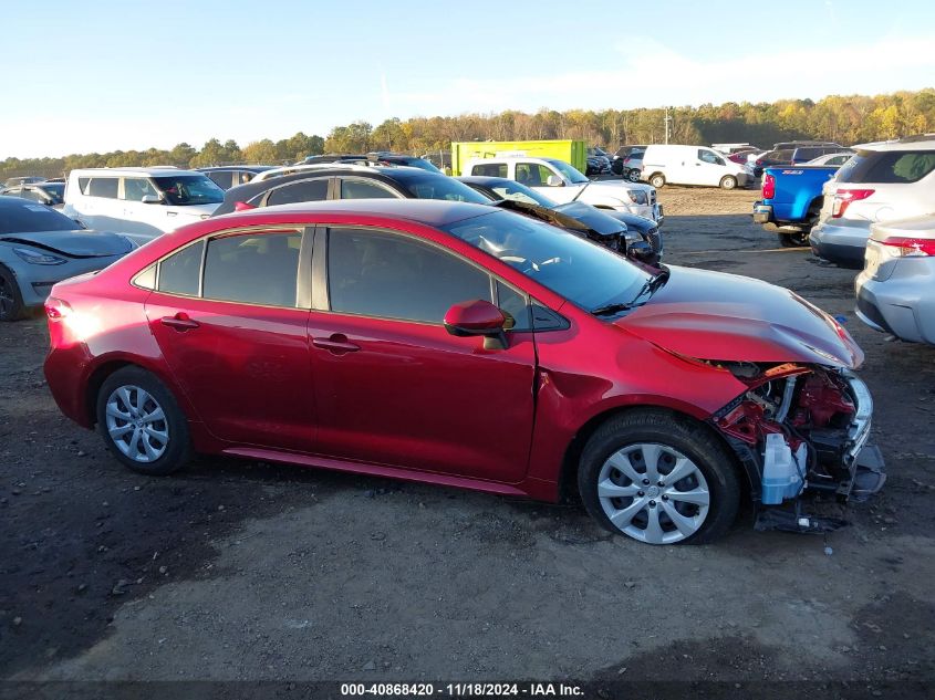 2022 Toyota Corolla Le VIN: JTDEPMAE1NJ210983 Lot: 40868420