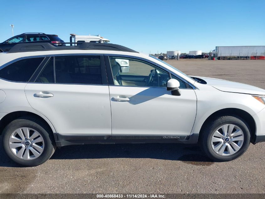 2016 Subaru Outback 2.5I Premium VIN: 4S4BSACC8G3298395 Lot: 40868433