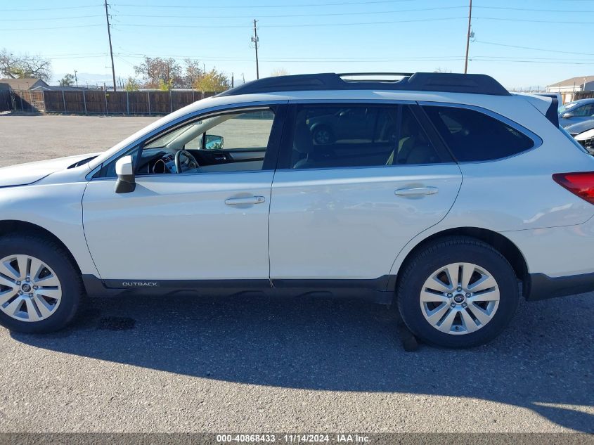 2016 Subaru Outback 2.5I Premium VIN: 4S4BSACC8G3298395 Lot: 40868433