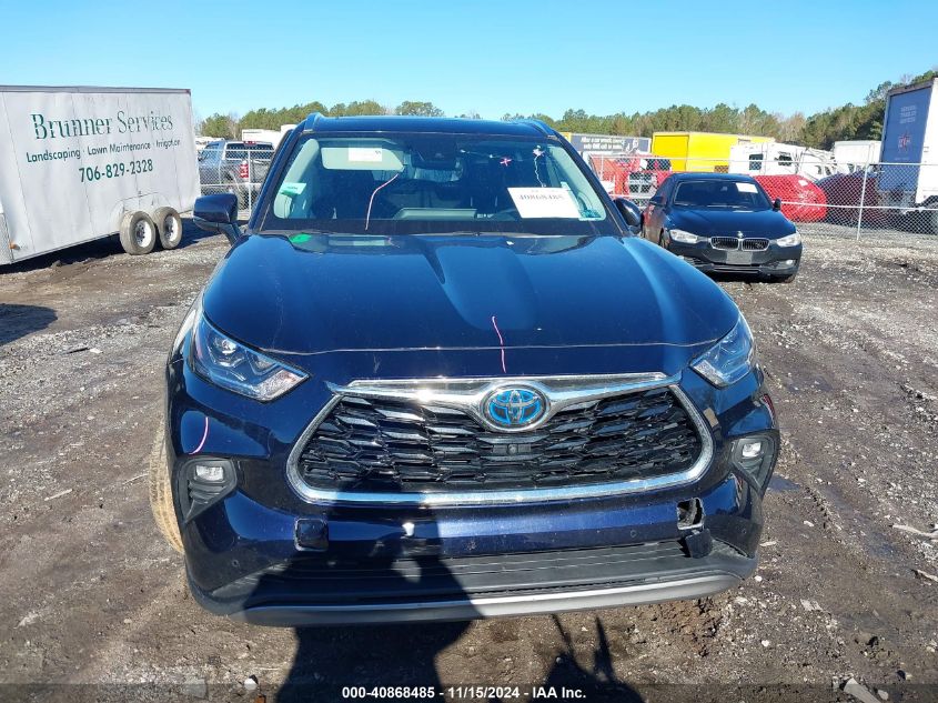 2021 Toyota Highlander Hybrid Platinum VIN: 5TDEBRCH1MS015082 Lot: 40868485