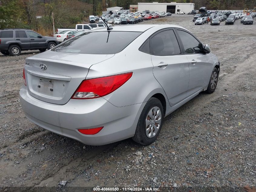 2016 Hyundai Accent Se VIN: KMHCT4AE5GU956983 Lot: 40868550