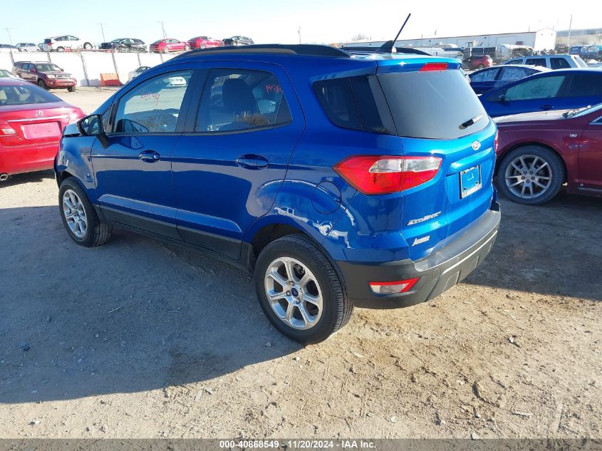 2020 Ford Ecosport Se VIN: MAJ3S2GE1LC385601 Lot: 40868549