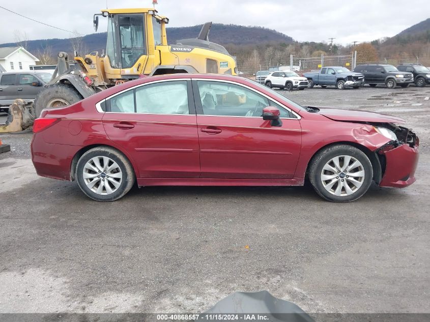 2017 SUBARU LEGACY VIN: 4S3BNAF64H3046260
