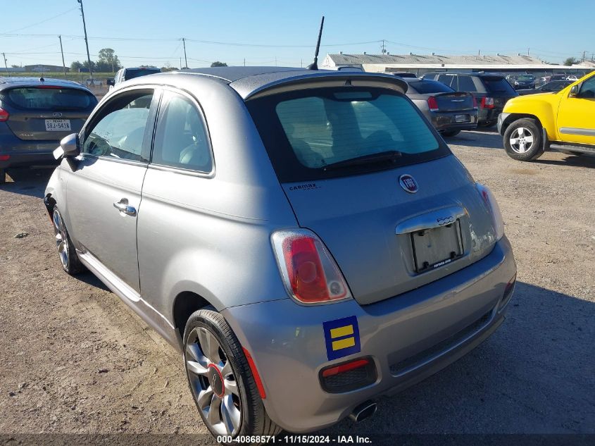 2015 FIAT 500 VIN: 3C3CFFBR9FT676764