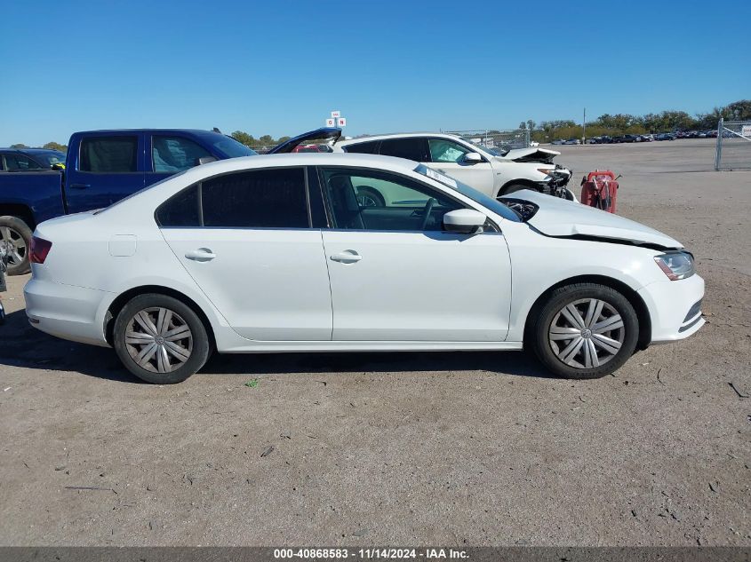 2017 Volkswagen Jetta 1.4T S VIN: 3VW2B7AJ6HM291077 Lot: 40868583