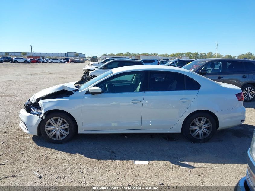 2017 Volkswagen Jetta 1.4T S VIN: 3VW2B7AJ6HM291077 Lot: 40868583